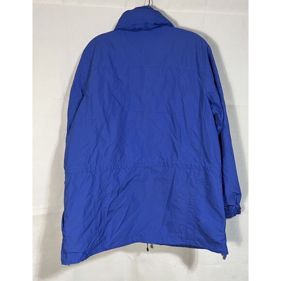 VTG LL Bean Blue Soft Shell Light‎ Windbreaker Jacket Sz. Large Regular - Picture 3 of 7